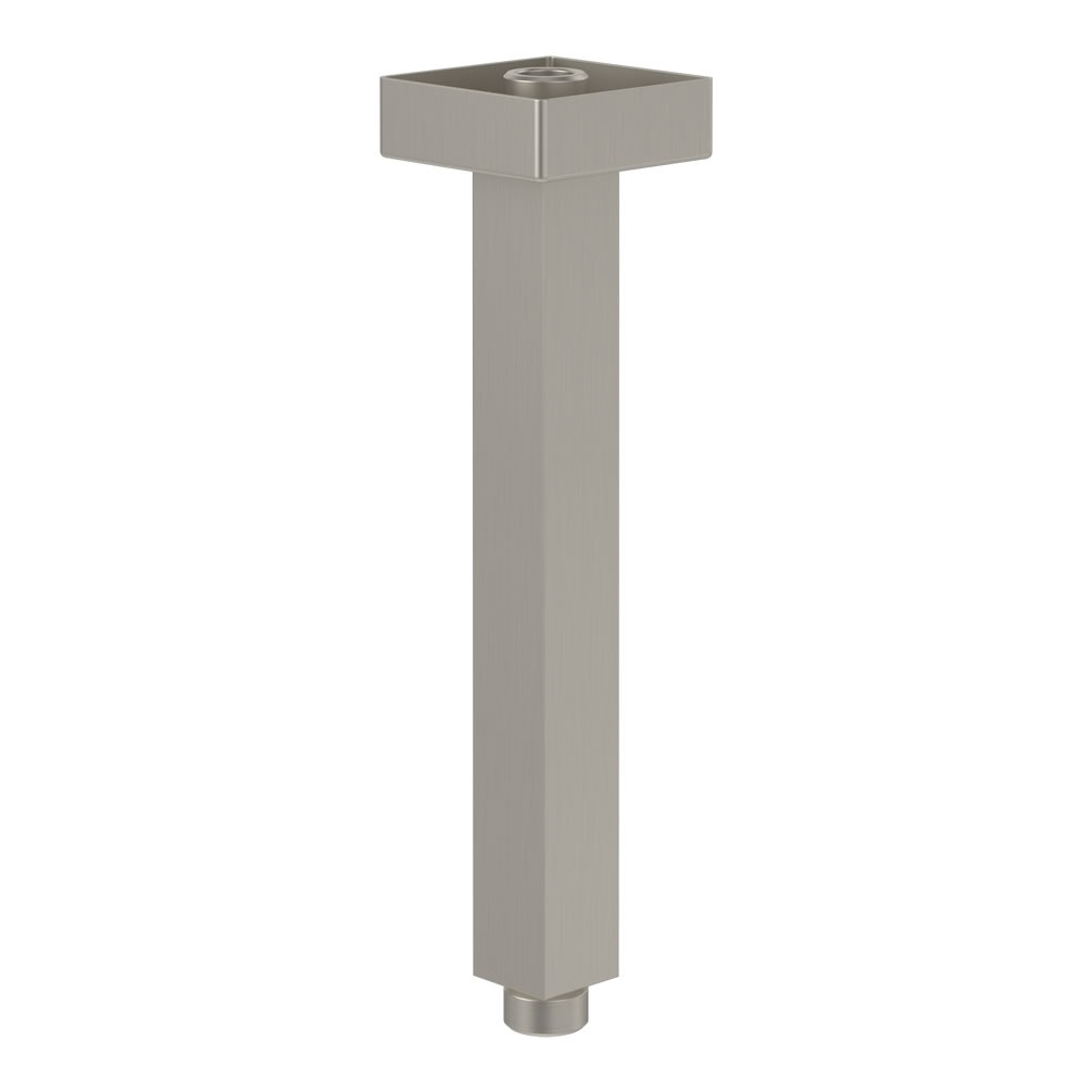 Cutout image of Villeroy & Boch Universal Brushed Nickel Square Ceiling Shower Arm